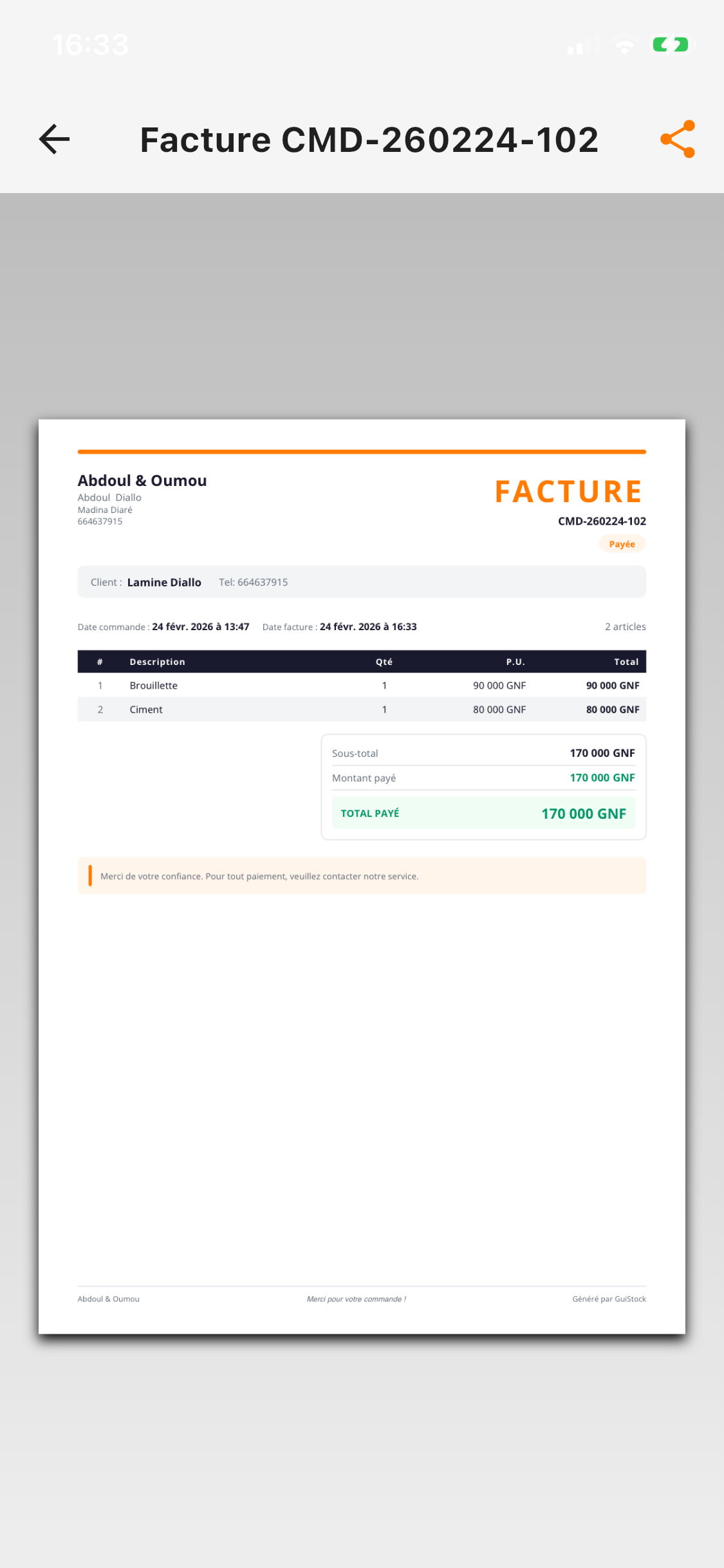 Factures